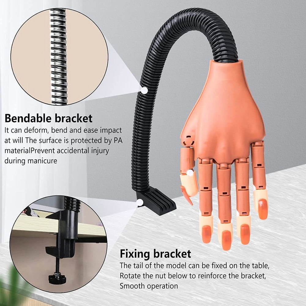 Deciniee clamp and extension arm demonstrating stable table fixation benefit