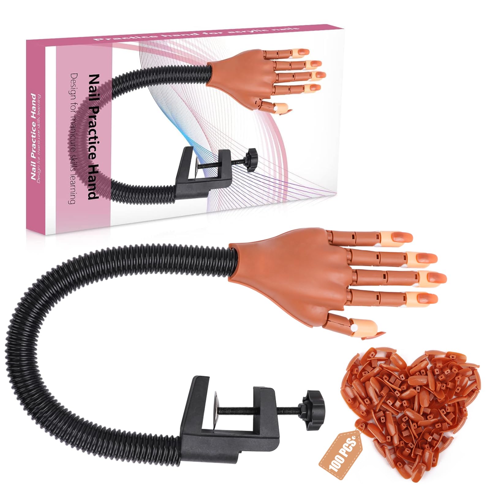 Deciniee left hand front view showing realistic hand shape and training benefit