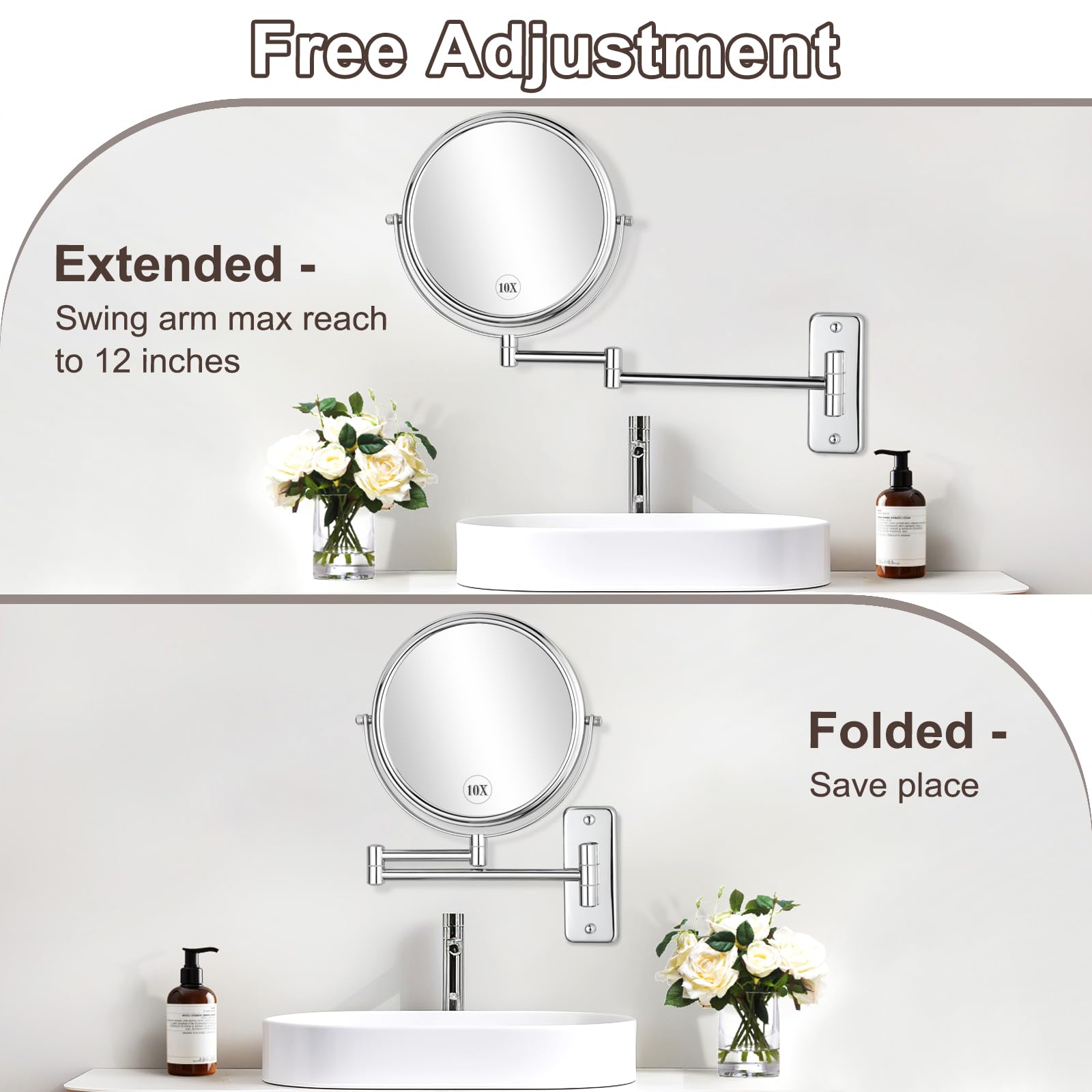 DECLUTTR extendable arm fully extended showing flexible reach advantage