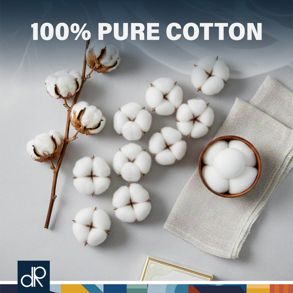 DecorRack cotton ball cleaning a pet's ear gently and effectively