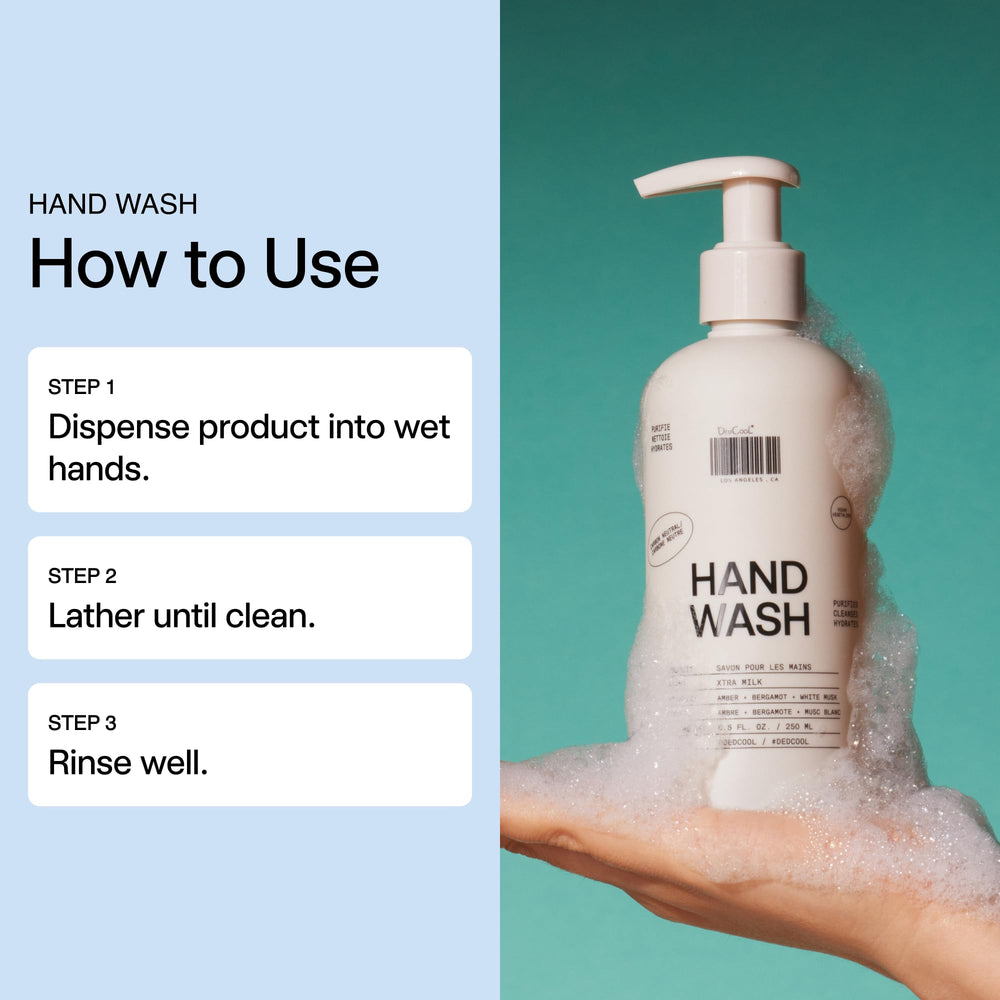 DedCool Taunt foamy texture on hand demonstrating gentle, moisturizing lather