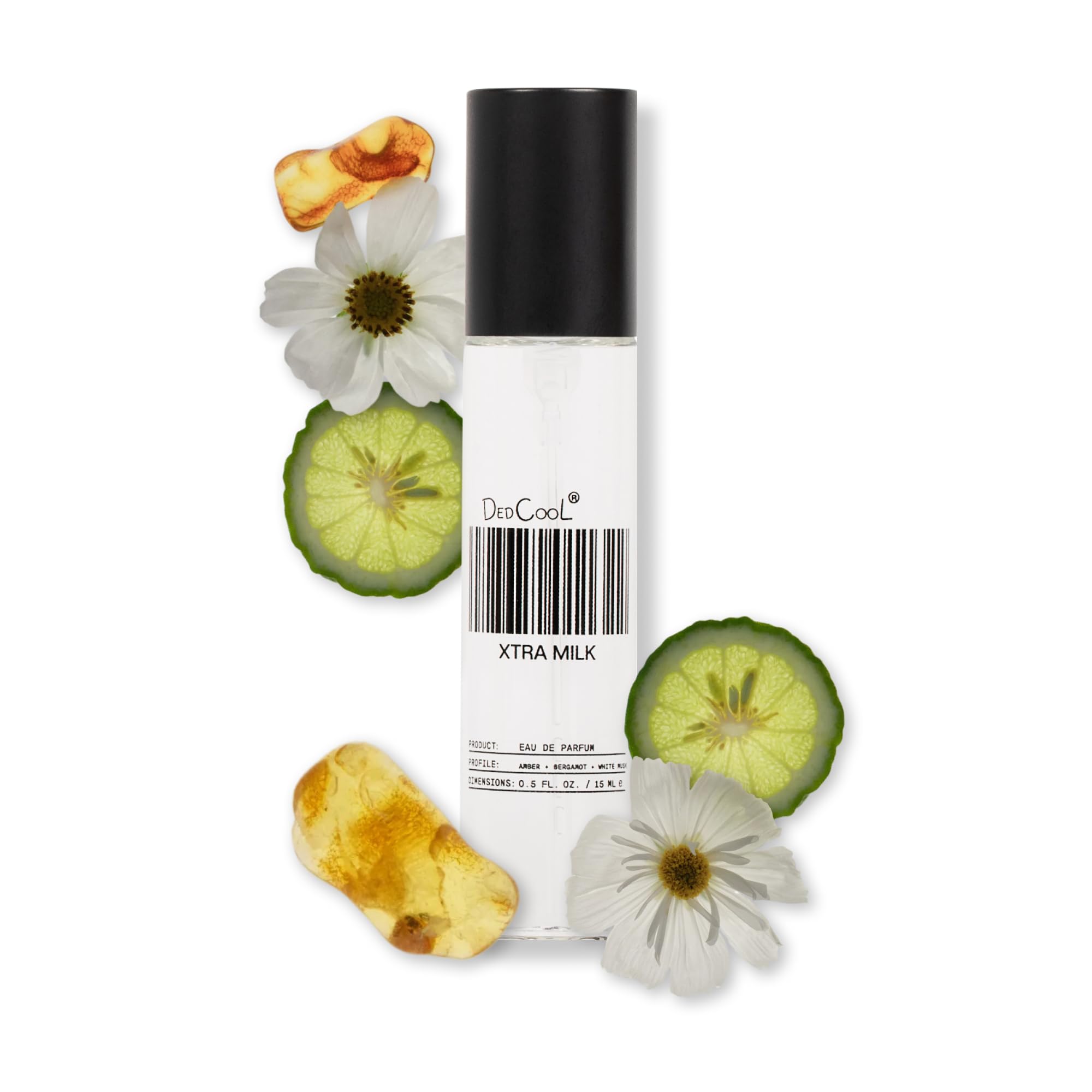 DedCool front view of 15 mL bottle showing sleek travel-ready design and portability