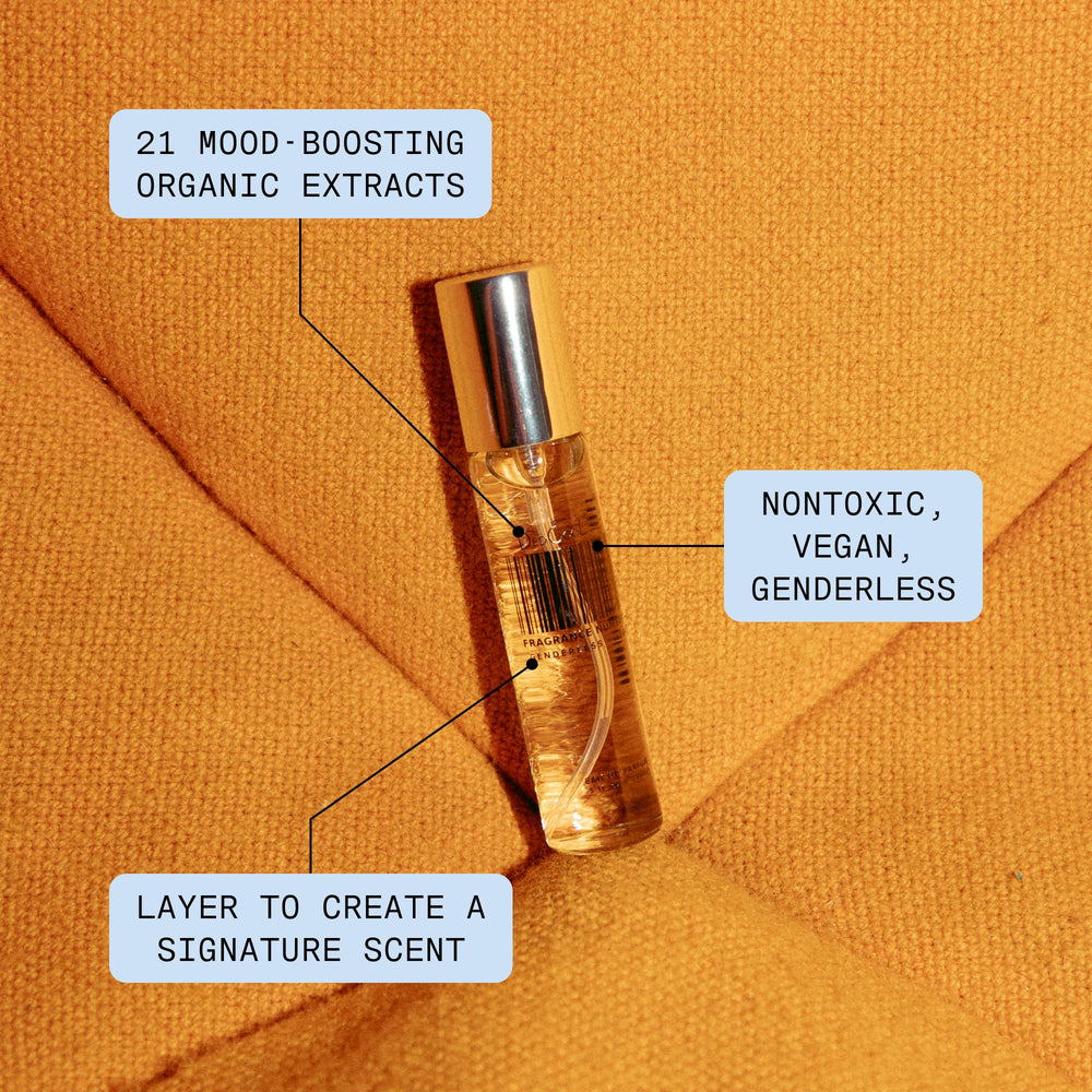 DedCool fragrance swatch on skin showing creamy texture and subtle skinlike warmth