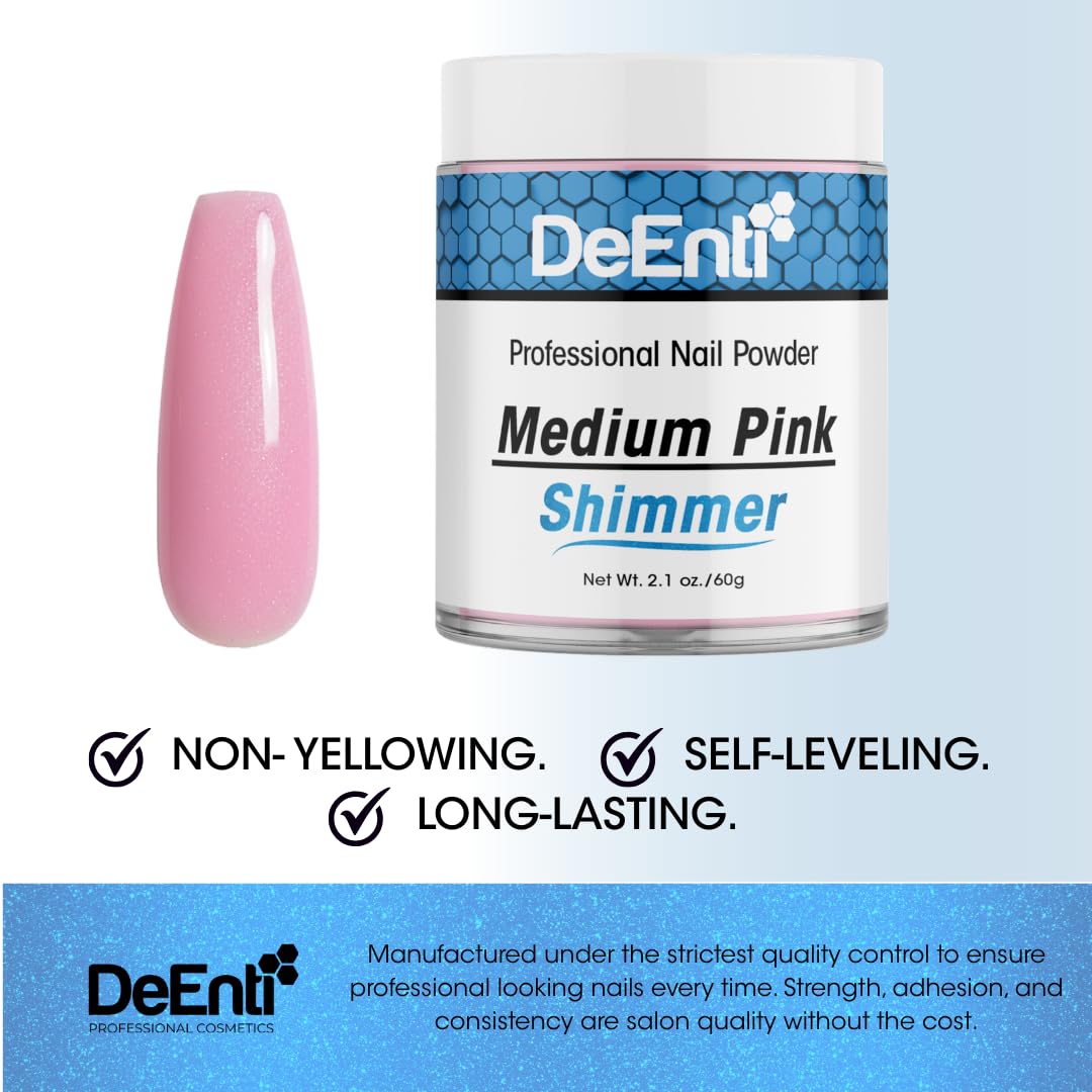 DeEnti powder mixed with monomer on brush demonstrating fast, consistent application
