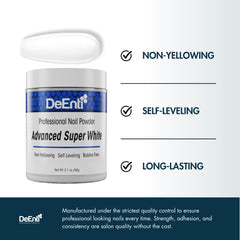 DeEnti close-up of fine powder grain for consistent pick-up and control