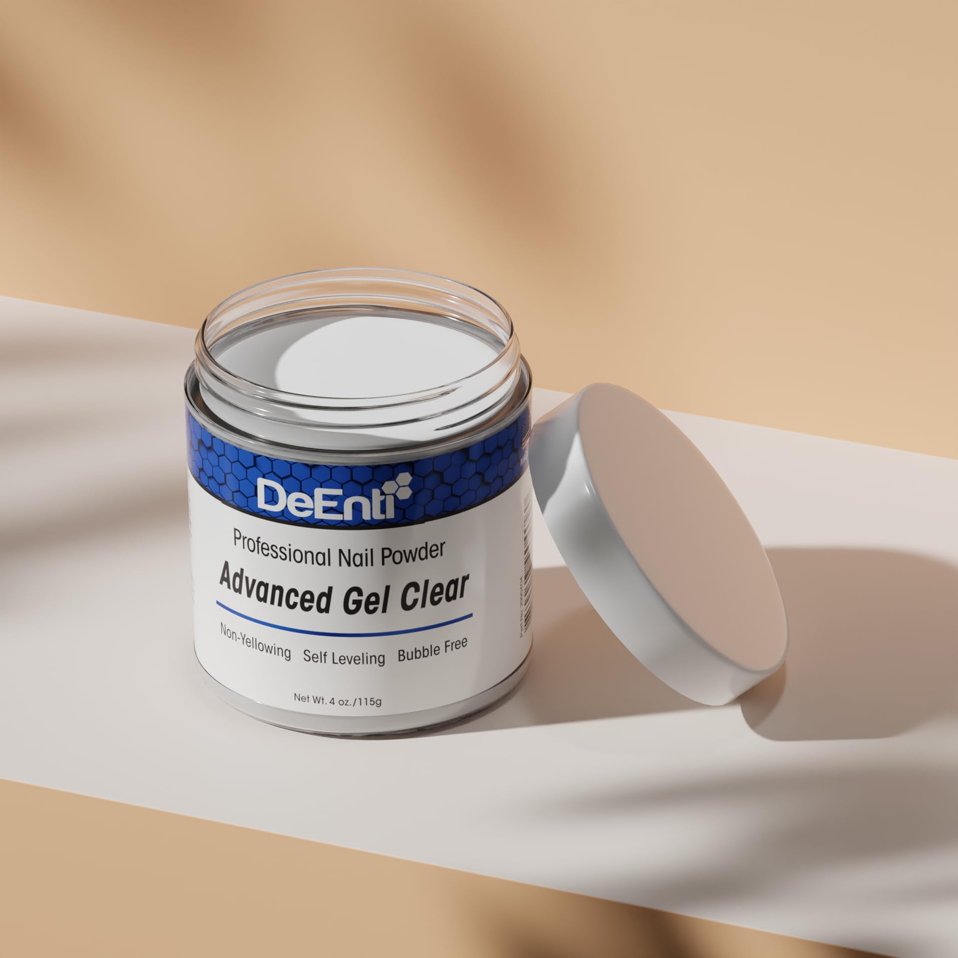 DeEnti fine-milled powder texture close-up for even application