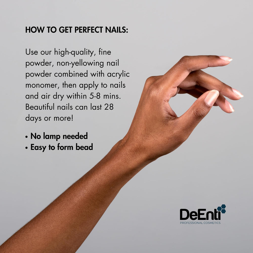 DeEnti acrylic bead on brush demonstrating consistent pick-up and predictable shaping