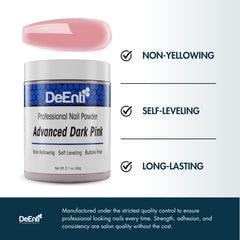 DeEnti powder bead on acrylic brush demonstrating easy molding and consistent control