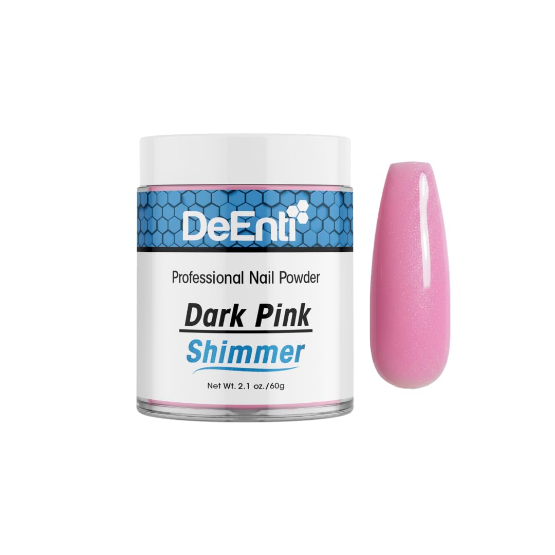 DeEnti dark pink jar front view showing product and professional look