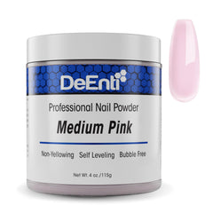DeEnti medium pink jar front view showing product packaging and brand benefit