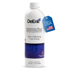 DeEnti Nomma Plus front bottle showing full 16oz product and branding benefit