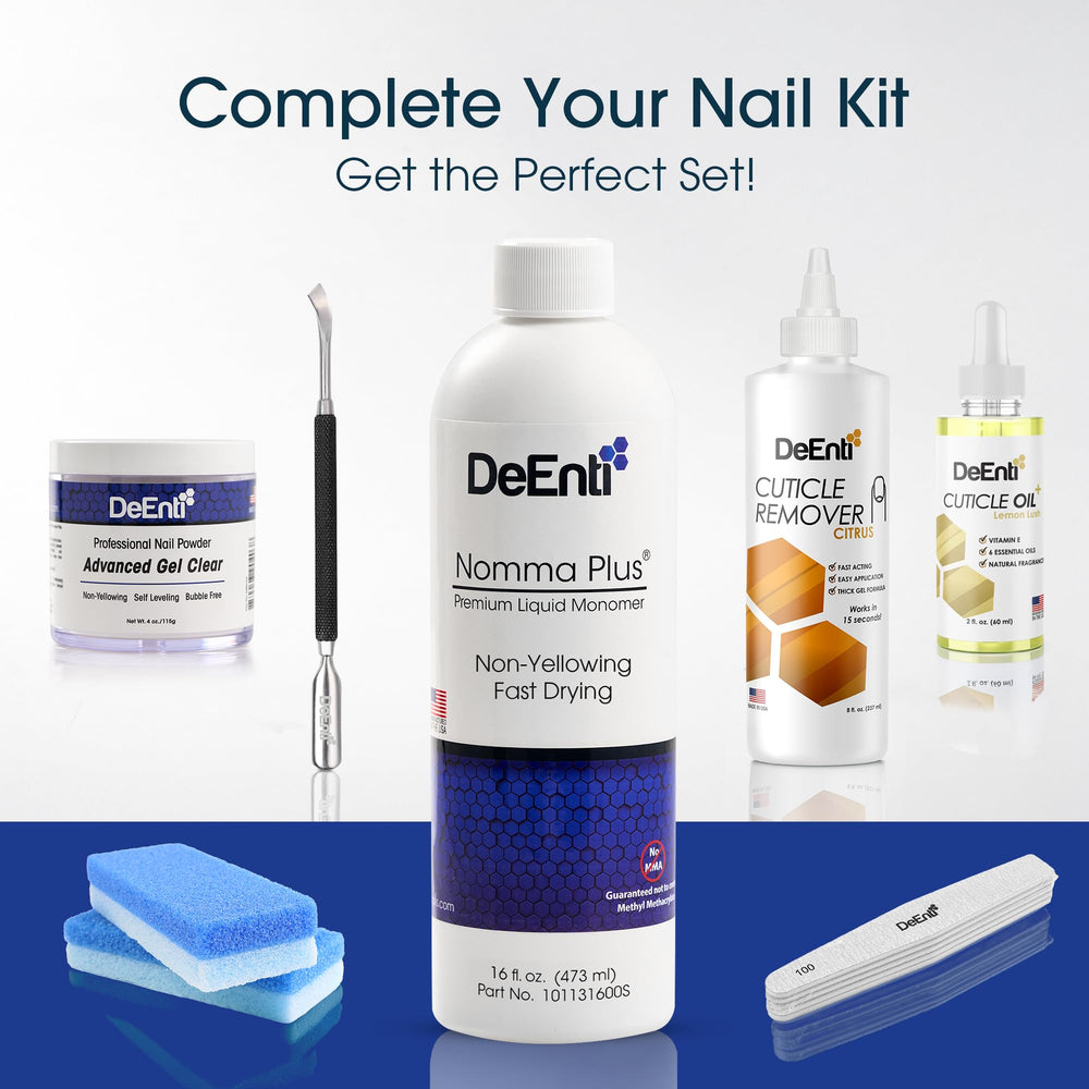DeEnti Nomma Plus with powders and tools showing kit compatibility benefit
