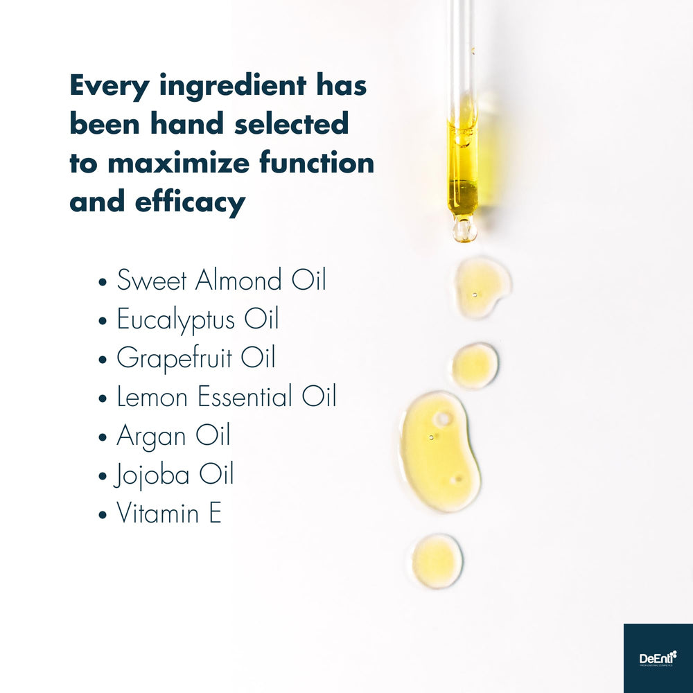 DeEnti oil being massaged into cuticle to show nourishment effect