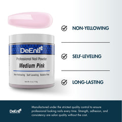 DeEnti acrylic bead on brush demonstrating predictable bead formation benefit