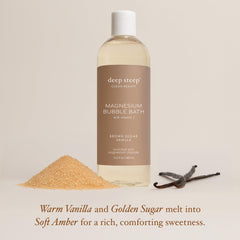 Close-up of Deep Steep bubbles showing creamy texture and softness