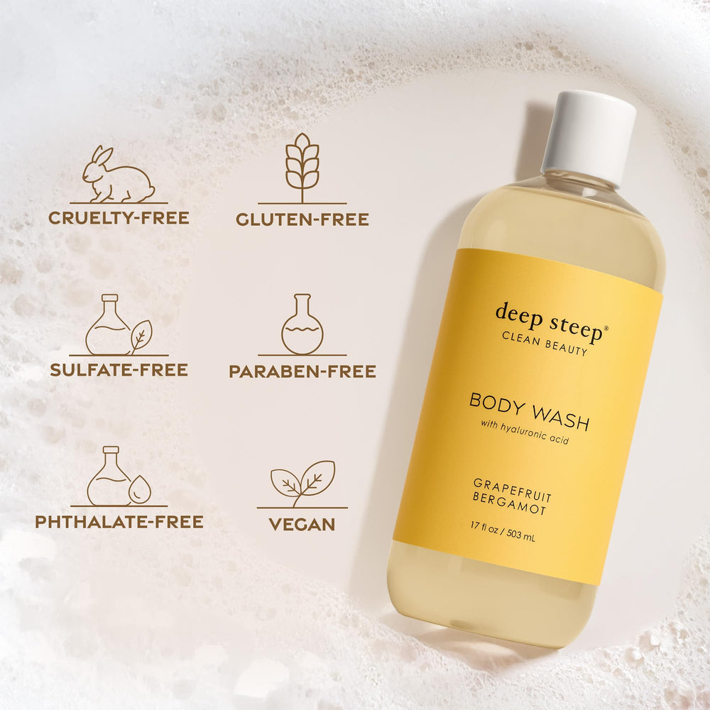 Deep Steep shea butter and coconut oil close-up showing nourishing emollients