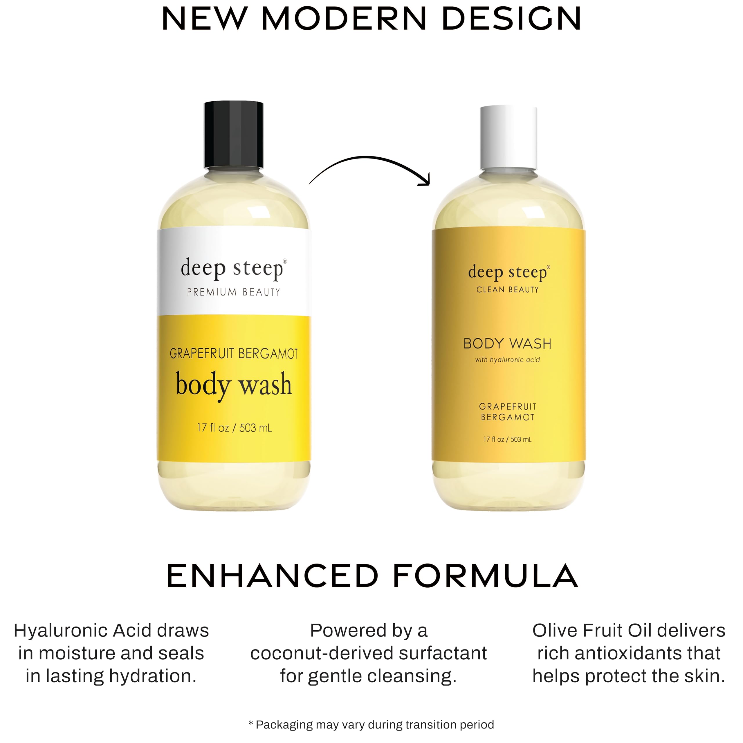 Deep Steep creamy lather texture demonstrating gentle cleansing and moisture