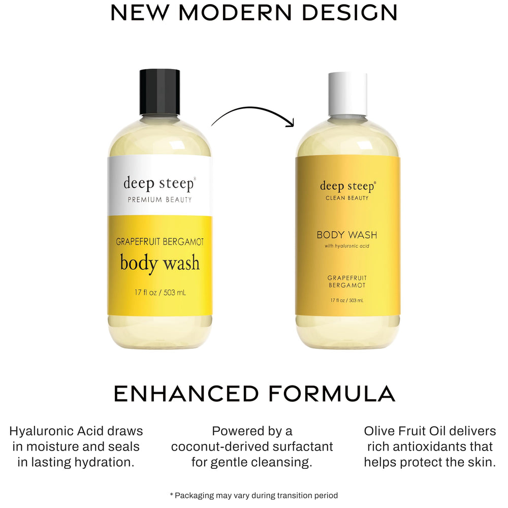 Deep Steep creamy lather texture demonstrating gentle cleansing and moisture