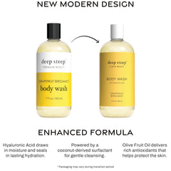Deep Steep creamy lather texture demonstrating gentle cleansing and moisture