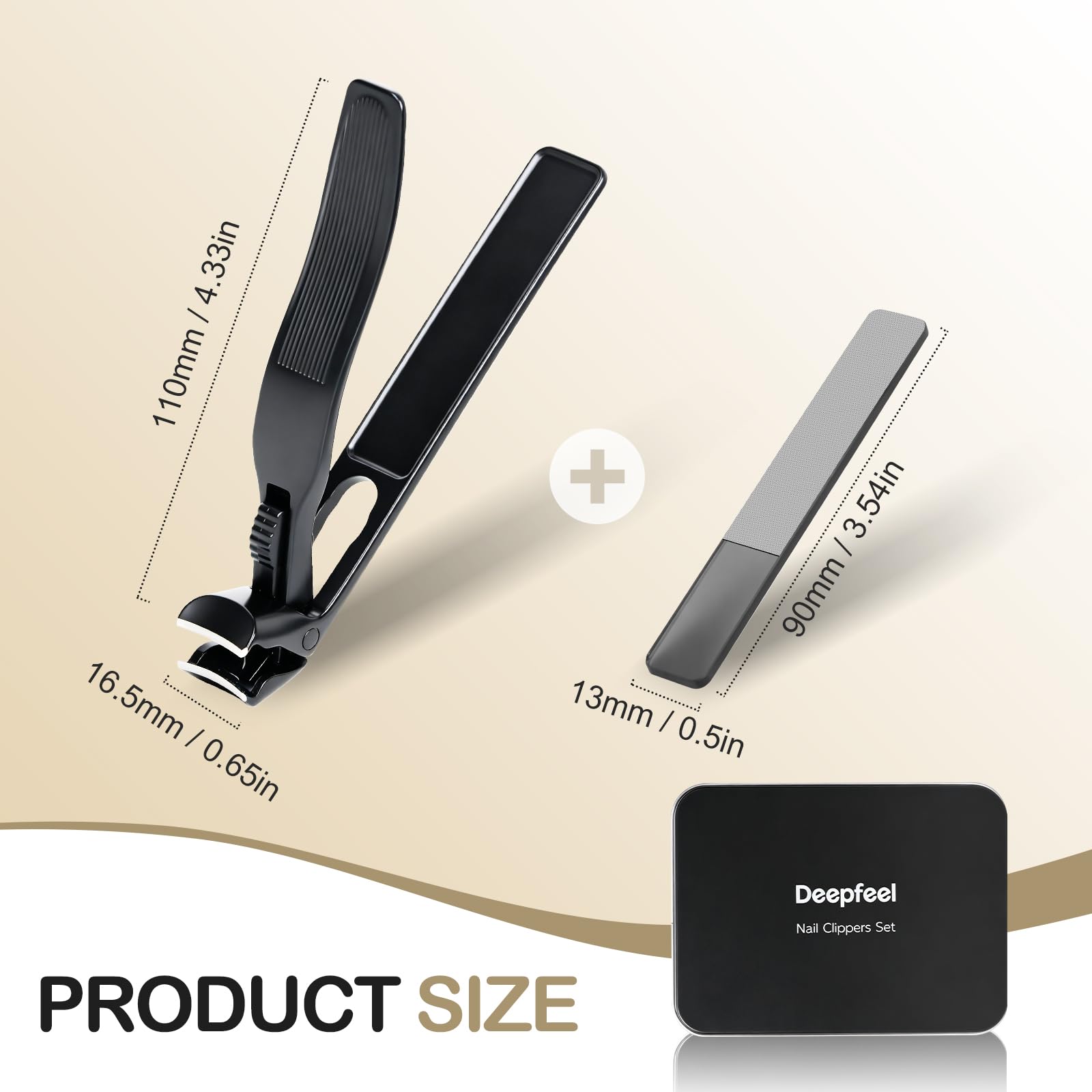 Deepfeel clippers placed in bathroom setup for practical daily use