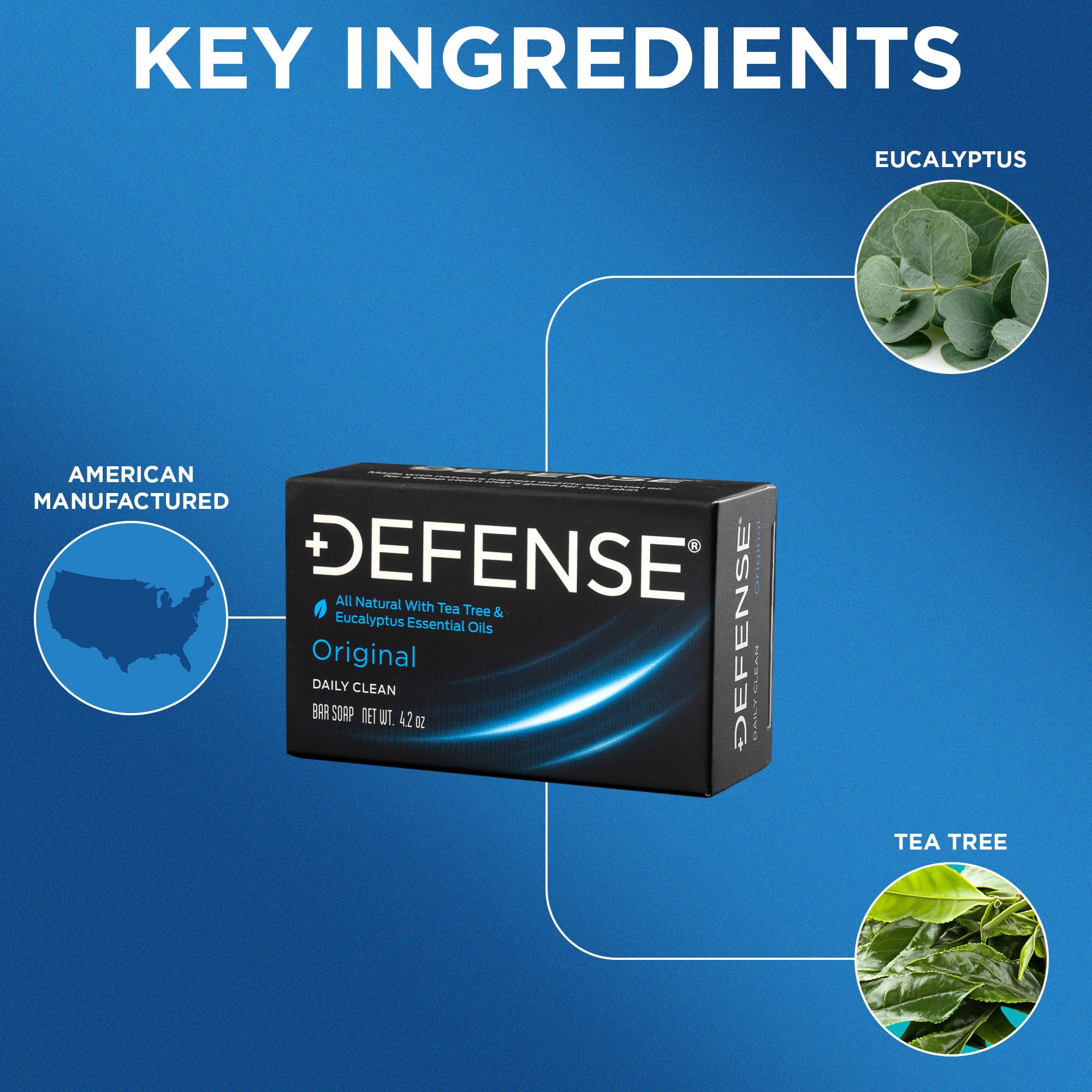 Defense Soap close-up of bar texture highlighting durability and fine milling