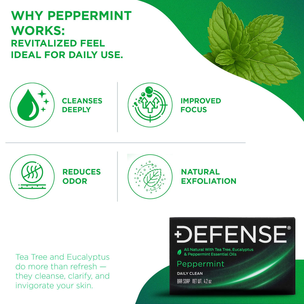 Defense Soap lather in hand showing rich foam and quick rinse benefit