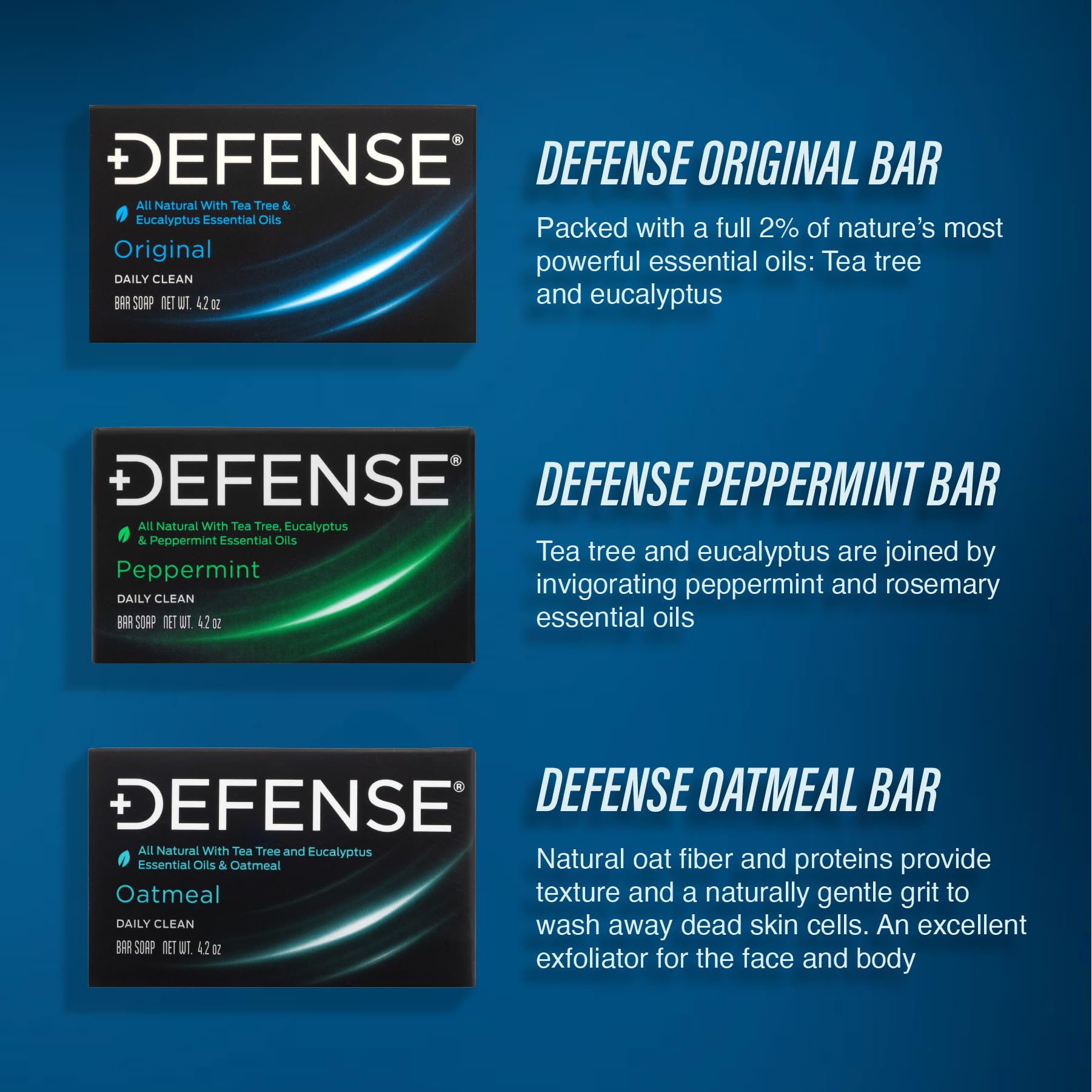 Defense Soap Original bar close-up showing smooth texture and clean scent
