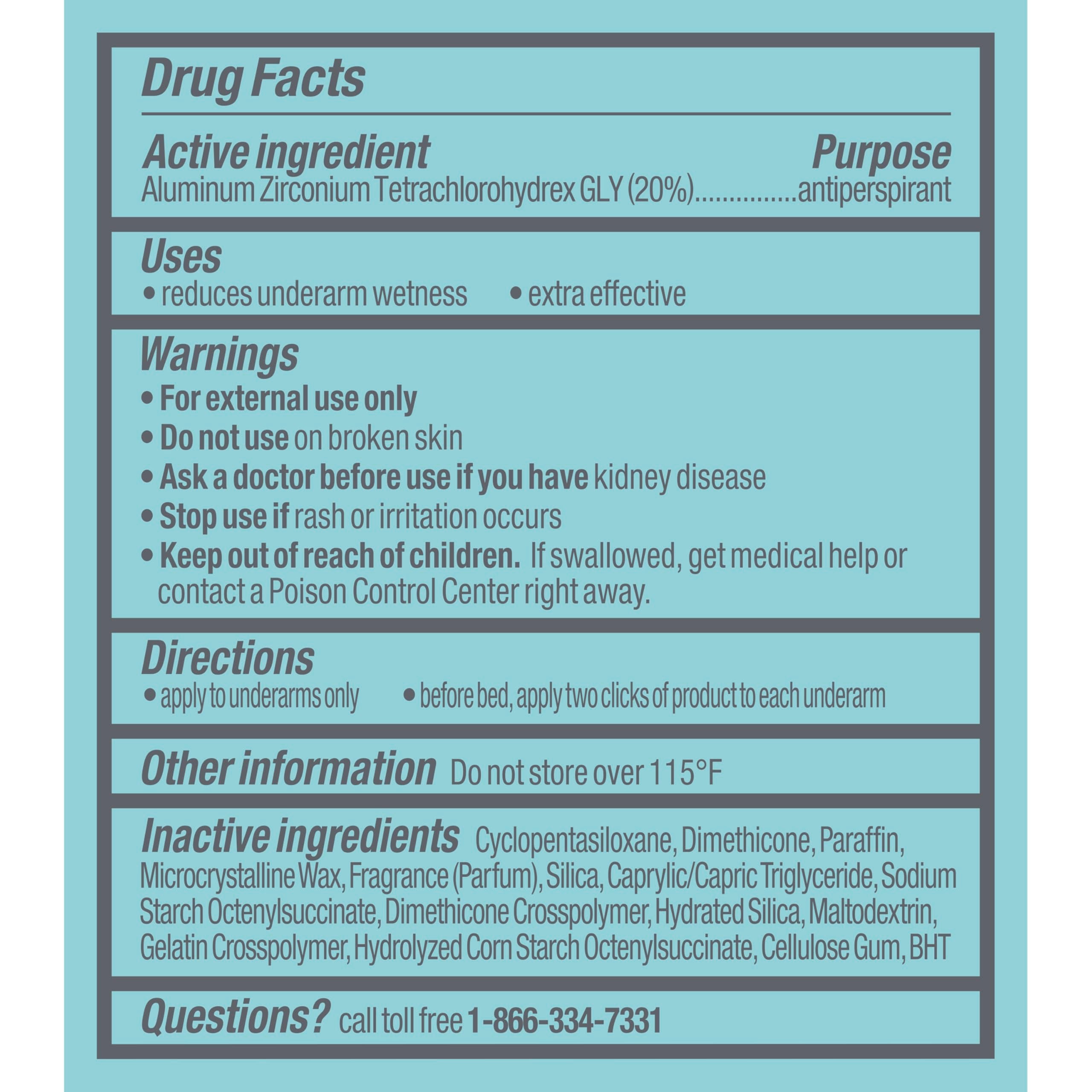 Degree Clinical stick next to travel essentials illustrating compact 1.7 oz size