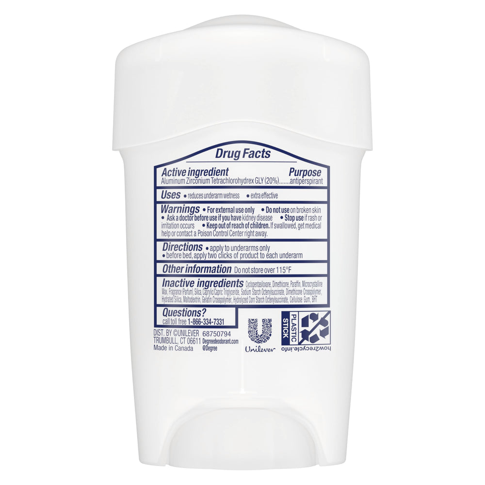 Three-count Degree Clinical pack displayed to highlight value and convenience