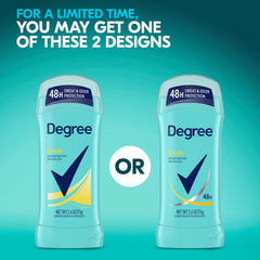 Degree Fresh Energy being applied to underarm for lasting protection during activity