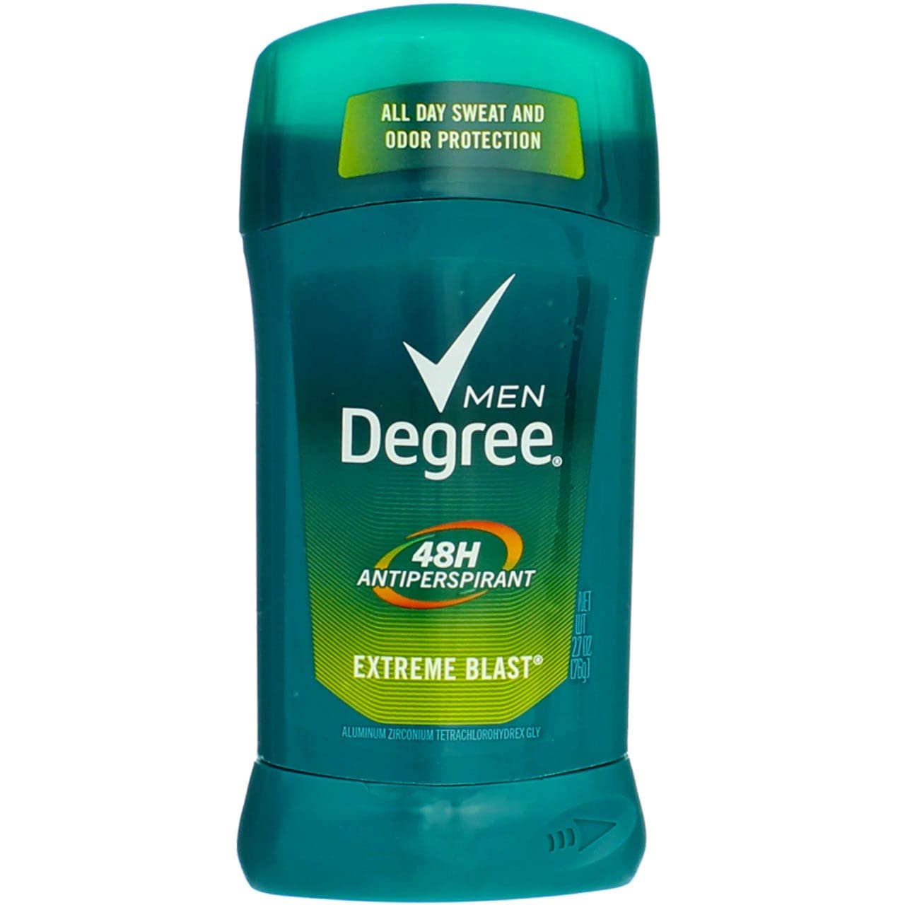 DEGREE men front packaging showing six sticks and value