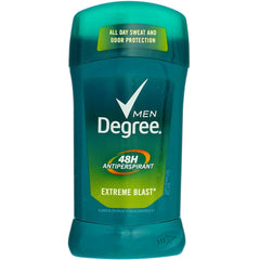 DEGREE men front packaging showing six sticks and value