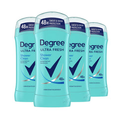 Degree Ultra Fresh front packaging showing product and scent for quick identification and confidence