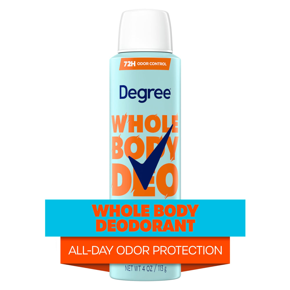 Degree clear-dry formula on skin detail showing no visible residue
