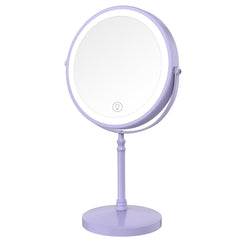 DEIOVWXS front view showing dual-sided mirror and even lighting benefit