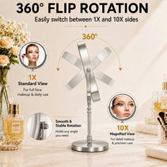 DEIOVWXS rotated to show 360° swivel for flexible angle positioning