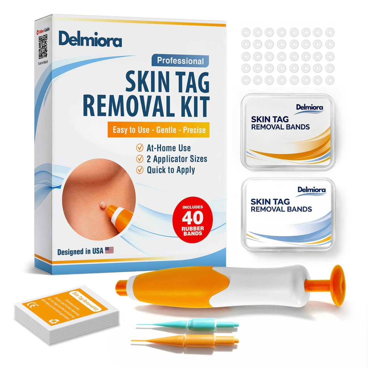 DELMIORA front packaging showing compact kit and ease of storage