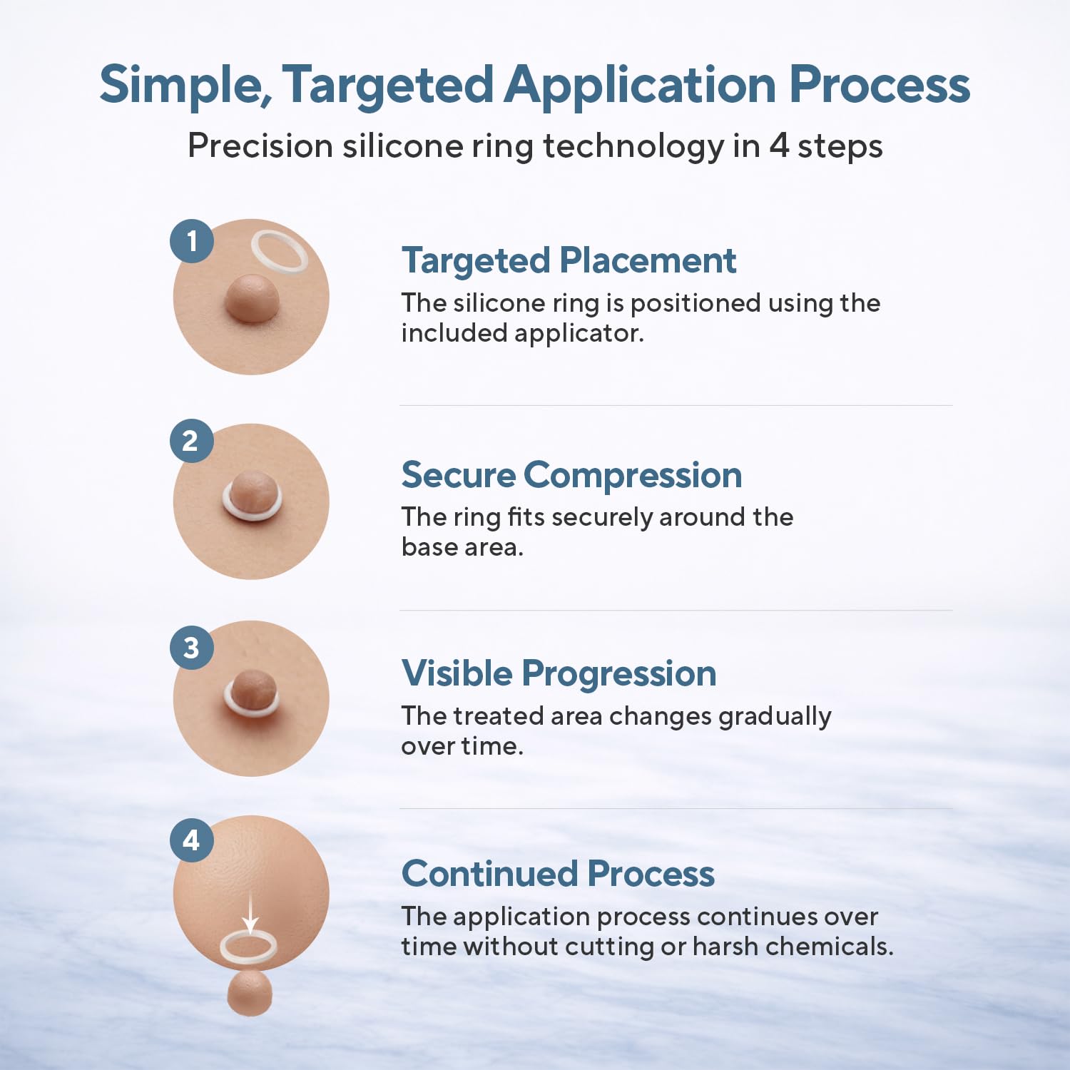 DELMIORA two applicator sizes side-by-side offering flexible coverage options