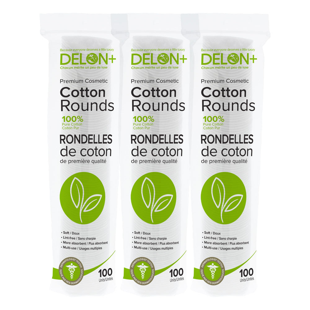 DELON front packaging showing three packs and 300 total for easy storage