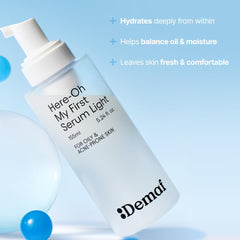 De:maf ingredient label detail highlighting ceramide, ferulic acid, panthenol benefit