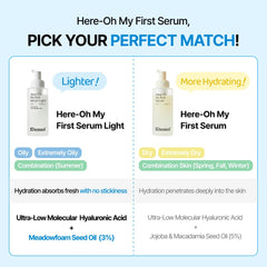 De:maf serum dispensed on hand to show consistency and easy application benefit