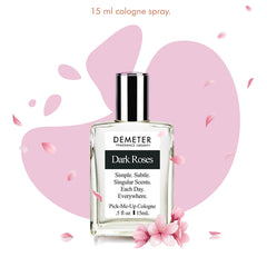 DEMETER Dark Roses label detail emphasizing artisanal design and wearable depth