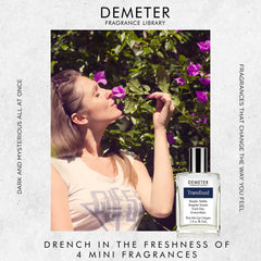 DEMETER Vampire Blooms splash being applied showing dramatic, long-lasting impact