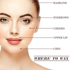 Demissle applicator in use shaping eyebrow for clean, accurate results
