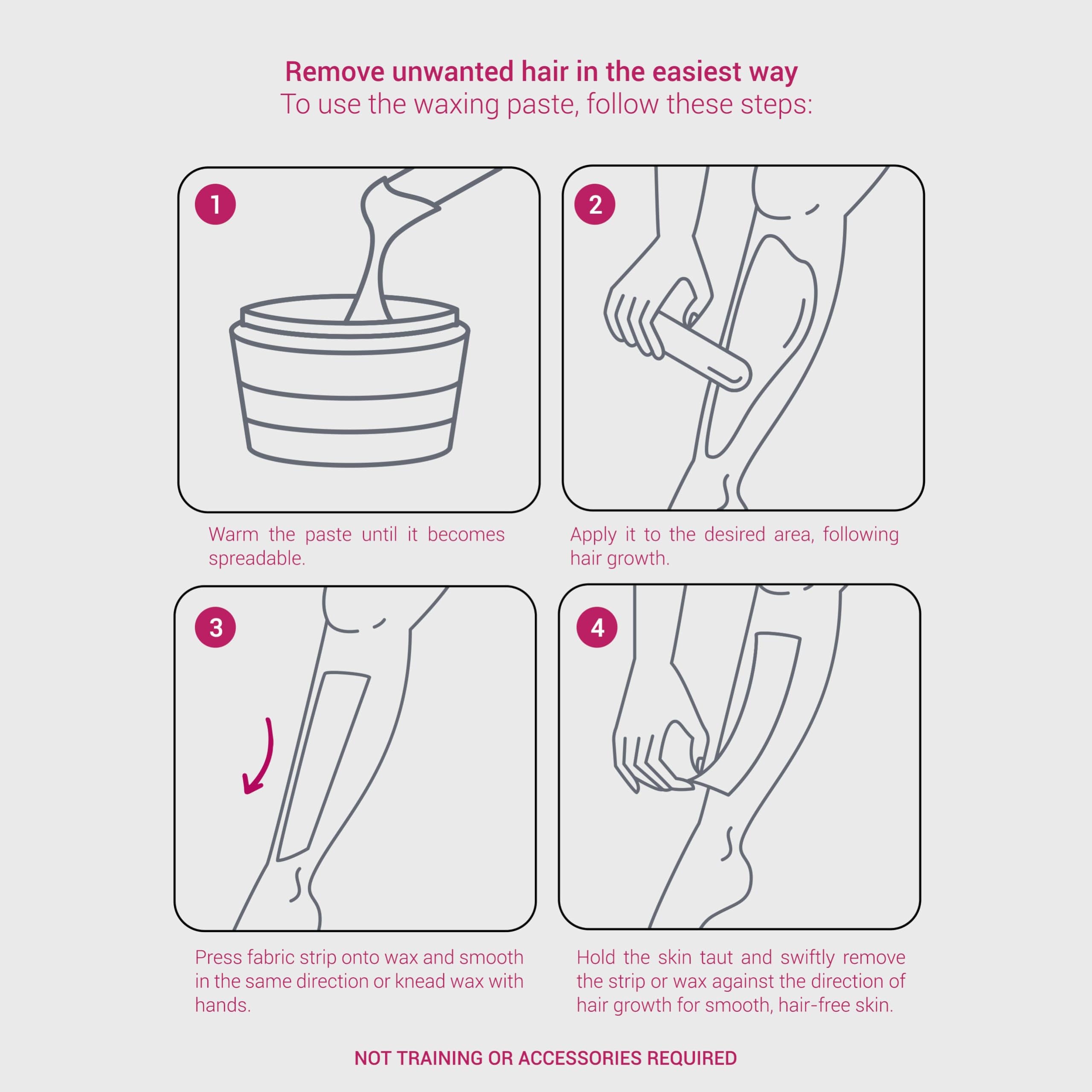 DEPIL BELLA jar on bathroom shelf with towel suggesting salon-quality home care