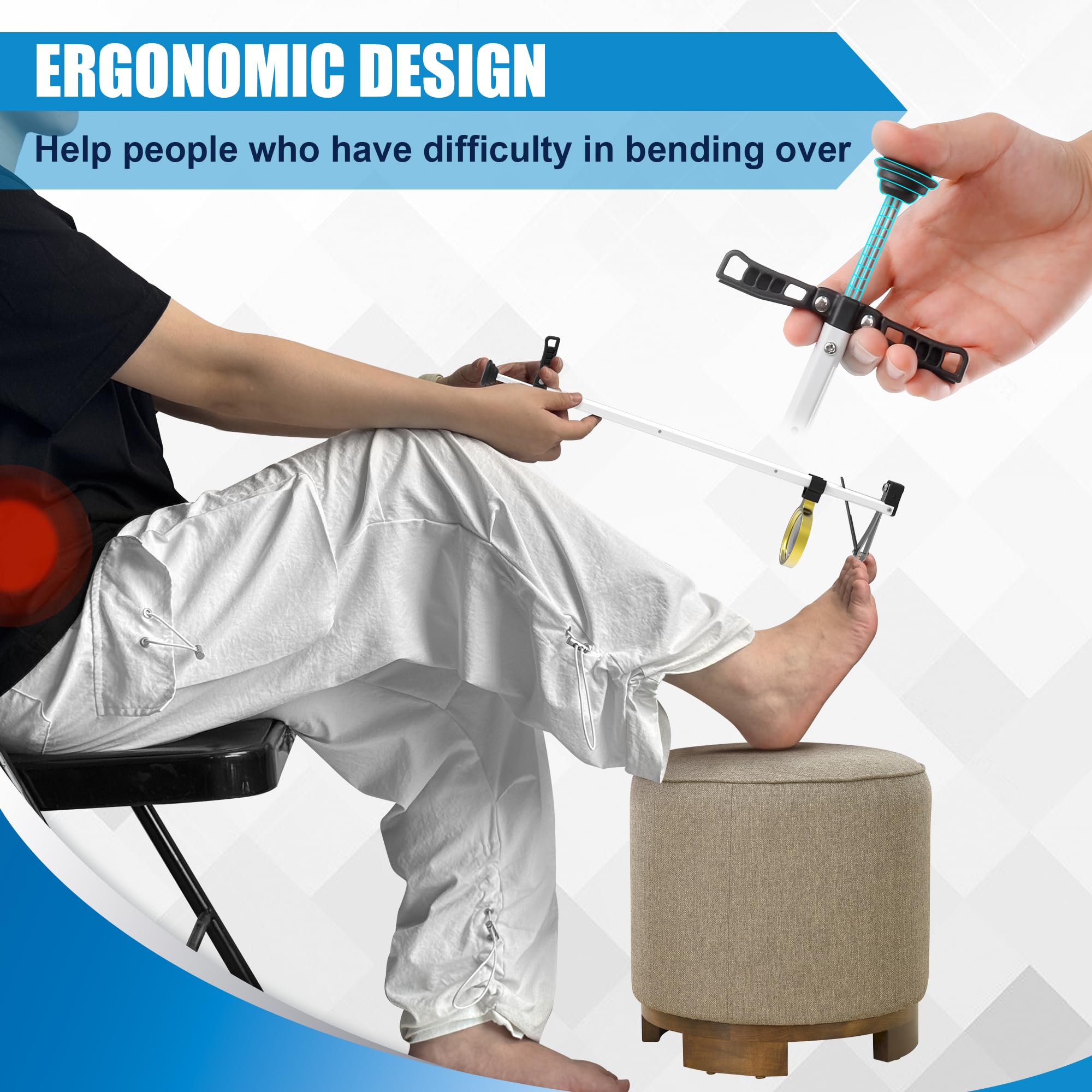 DEPSUNNY handle grip texture showing ergonomic design for secure control