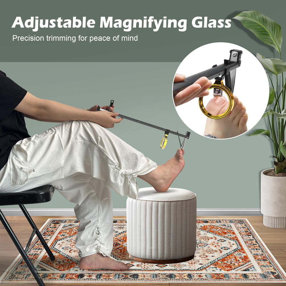 DEPSUNNY handle length comparison showing 17-inch reach advantage