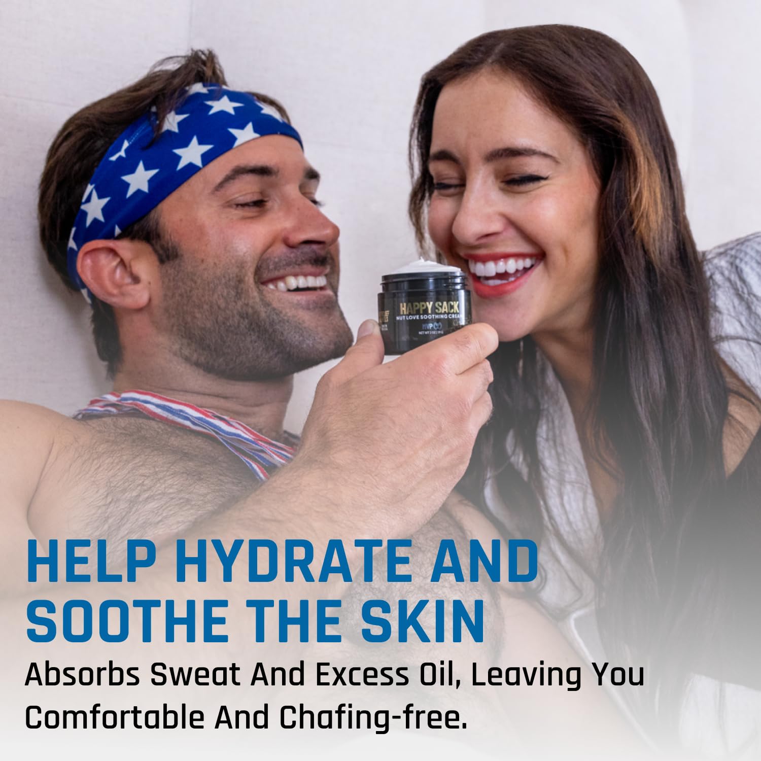 Derm Dude tube inside gym bag showing discreet post-workout refresh
