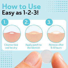 DERMA ANGEL saturated patch showing absorption benefit overnight