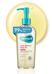 Derma B front bottle view showing clean design and hydration benefit